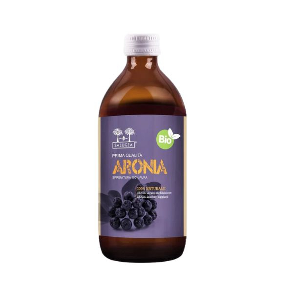 Salugea Succo Aronia Bio Integratore per Stanchezza Fisica e Mentale 500 ml