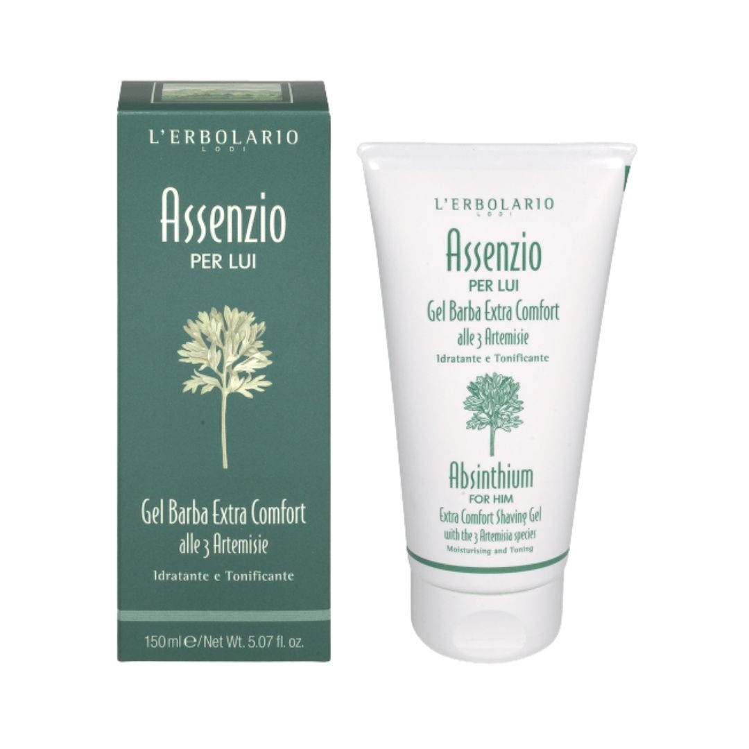 L'erbolario Assenzio Gel Barba Extra Comfort alle Tre Artemisie 150 ml