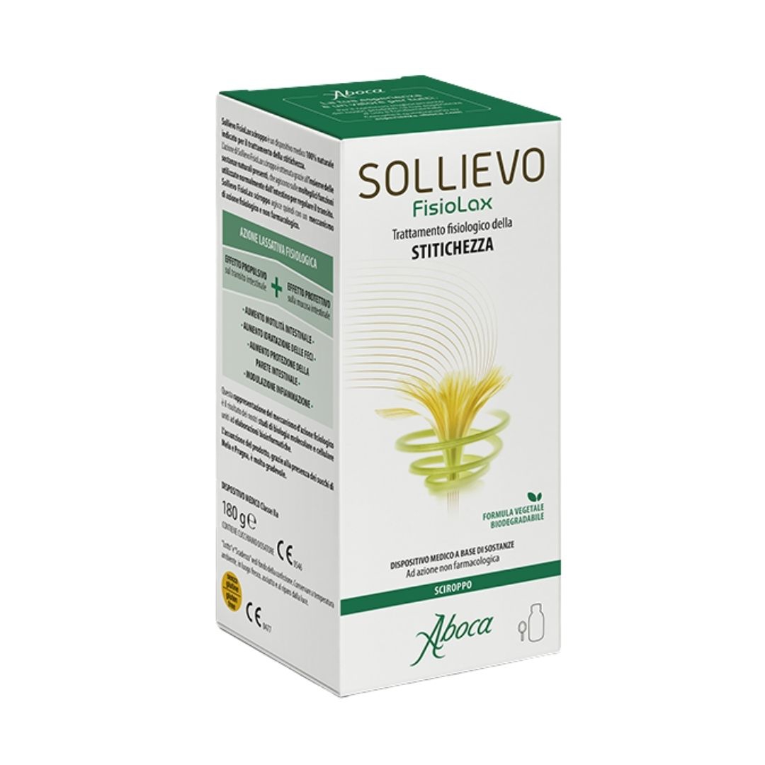 Aboca Sollievo Fisiolax Sciroppo per la Stitichezza 180 G