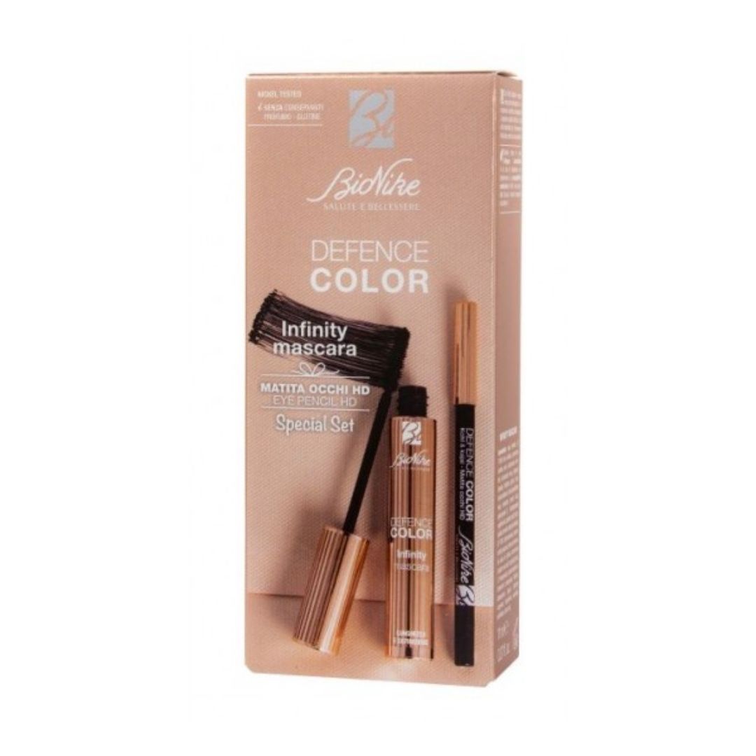 Bionike Defence Color Special Set Occhi Infinity Mascara + Matita Hd 301 Nera