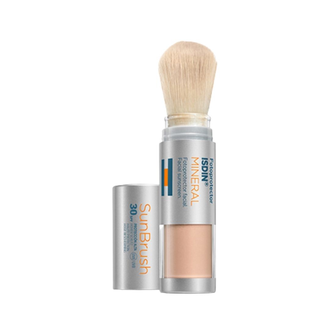 Isdin Fotoprotector Sun Brush Mineral SPF30 Anti-Inquinamento 40 ml con Pennello