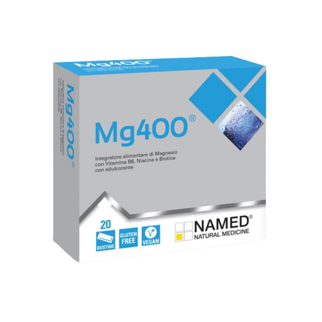 Named Mg400 Integratore di Magnesio e Vitamine 20 Bustine