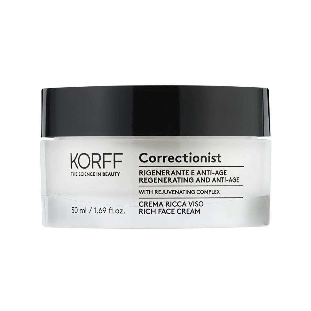 Korff Correctionist Crema Viso Ricca Antirughe Rigenerante 50 ml