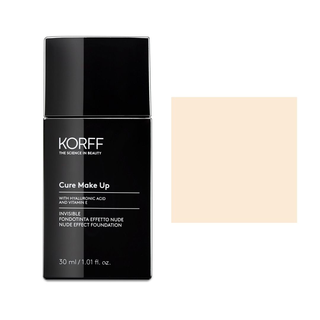 Korff Cure Make Up Fondotinta Invisible Effetto Nude N. 01