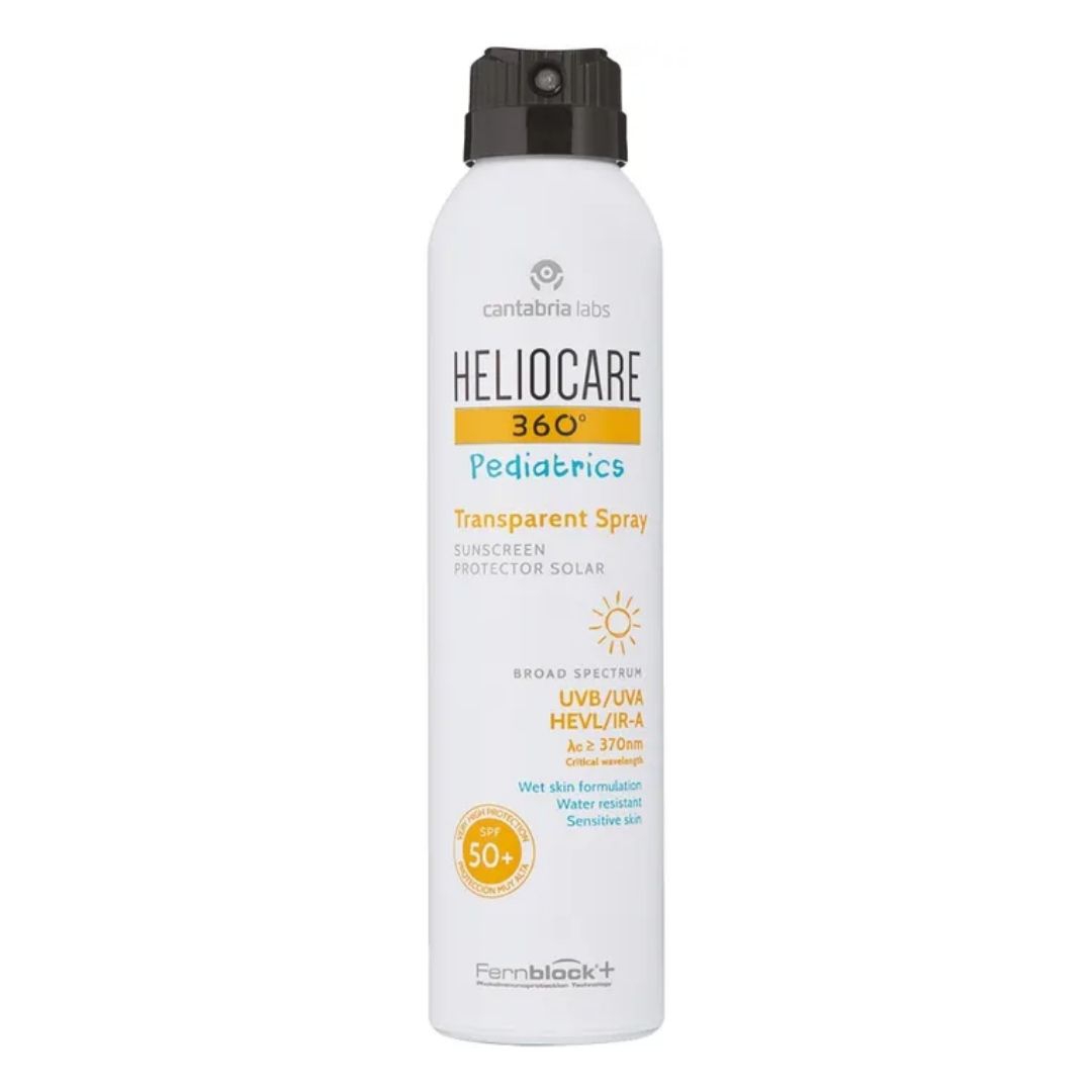 Heliocare Pediatric Transparent Spray Solare Bambini Protezione SPF50+ 200 ml