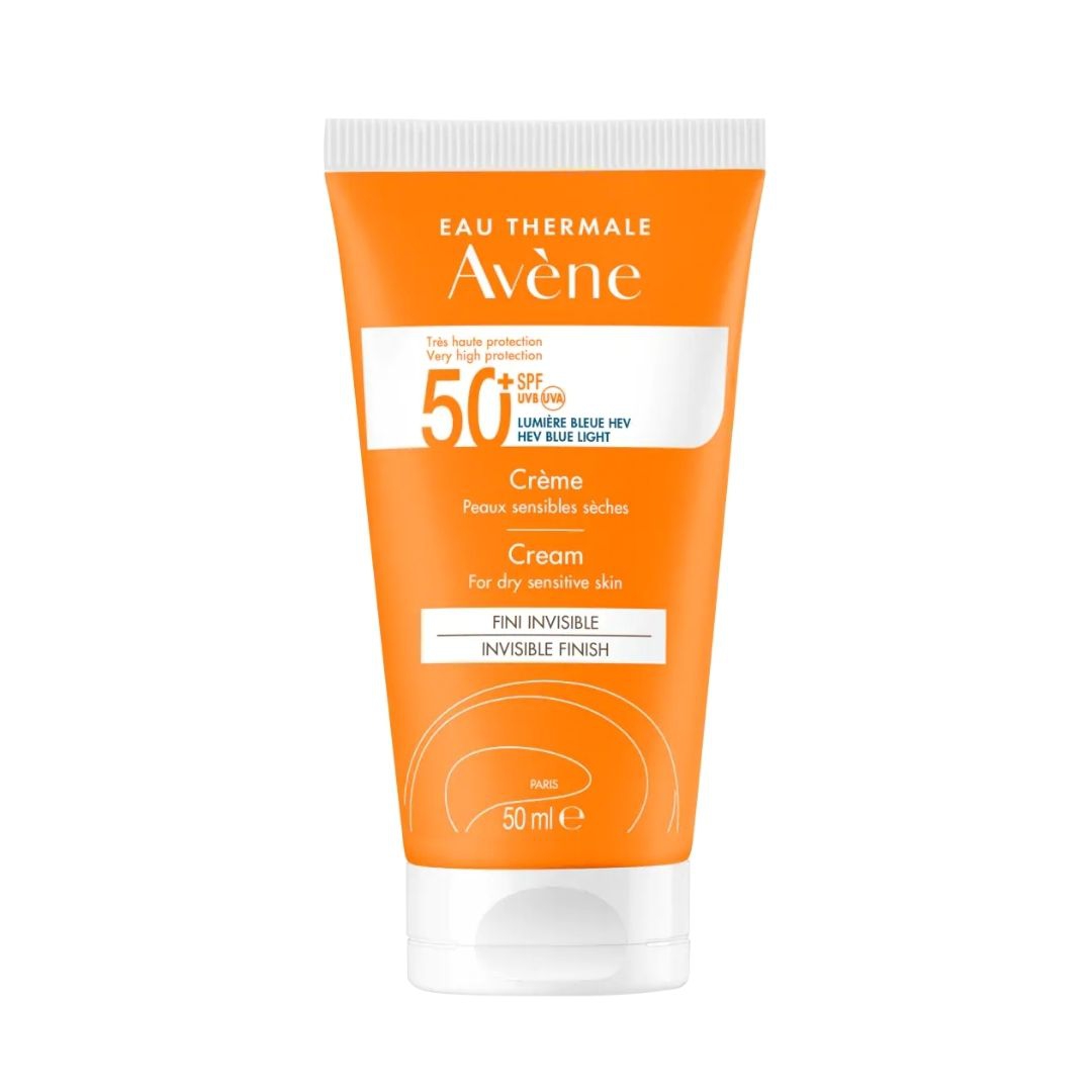 Avene Crema Solare Viso Protezione Finish Invisibile Spf50+ 50 ml