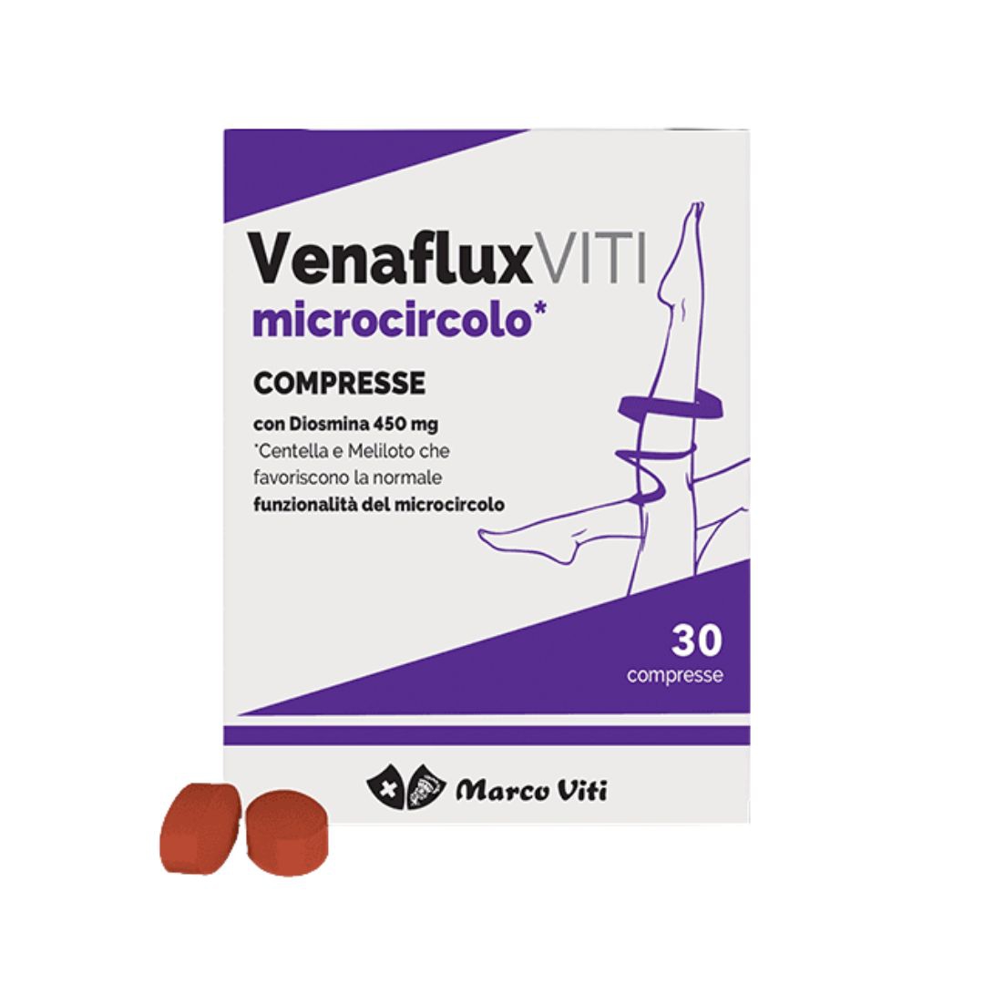 Venaflux Viti Integratore per Microcircolo e Circolazione Sanguigna  30compresse