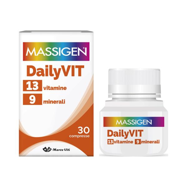 Massigen Dailyvit+ Integratore Multivitaminico 30 Compresse
