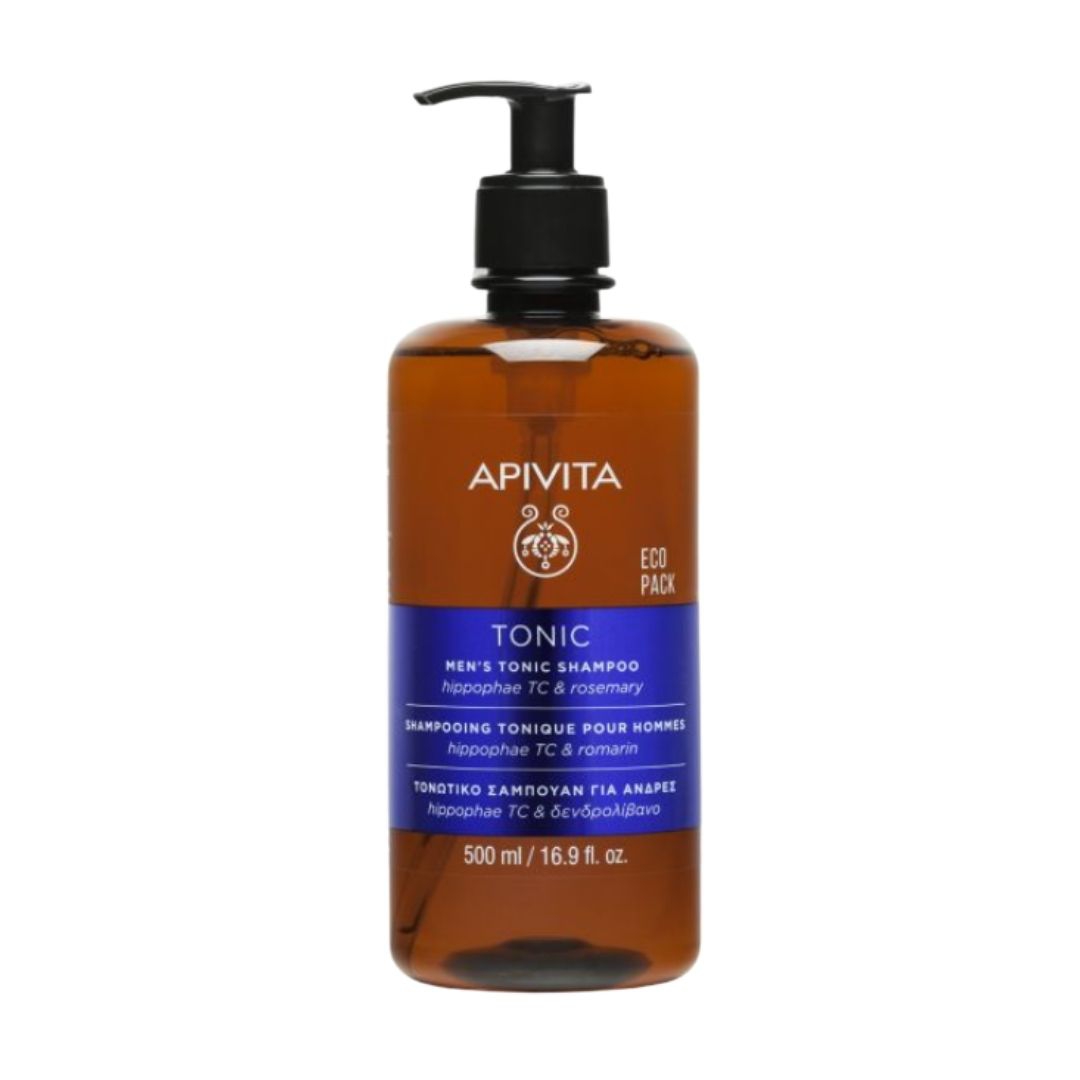 Apivita Men Tonic Shampoo Rinforzante Contro la Caduta dei Capelli 500 ml
