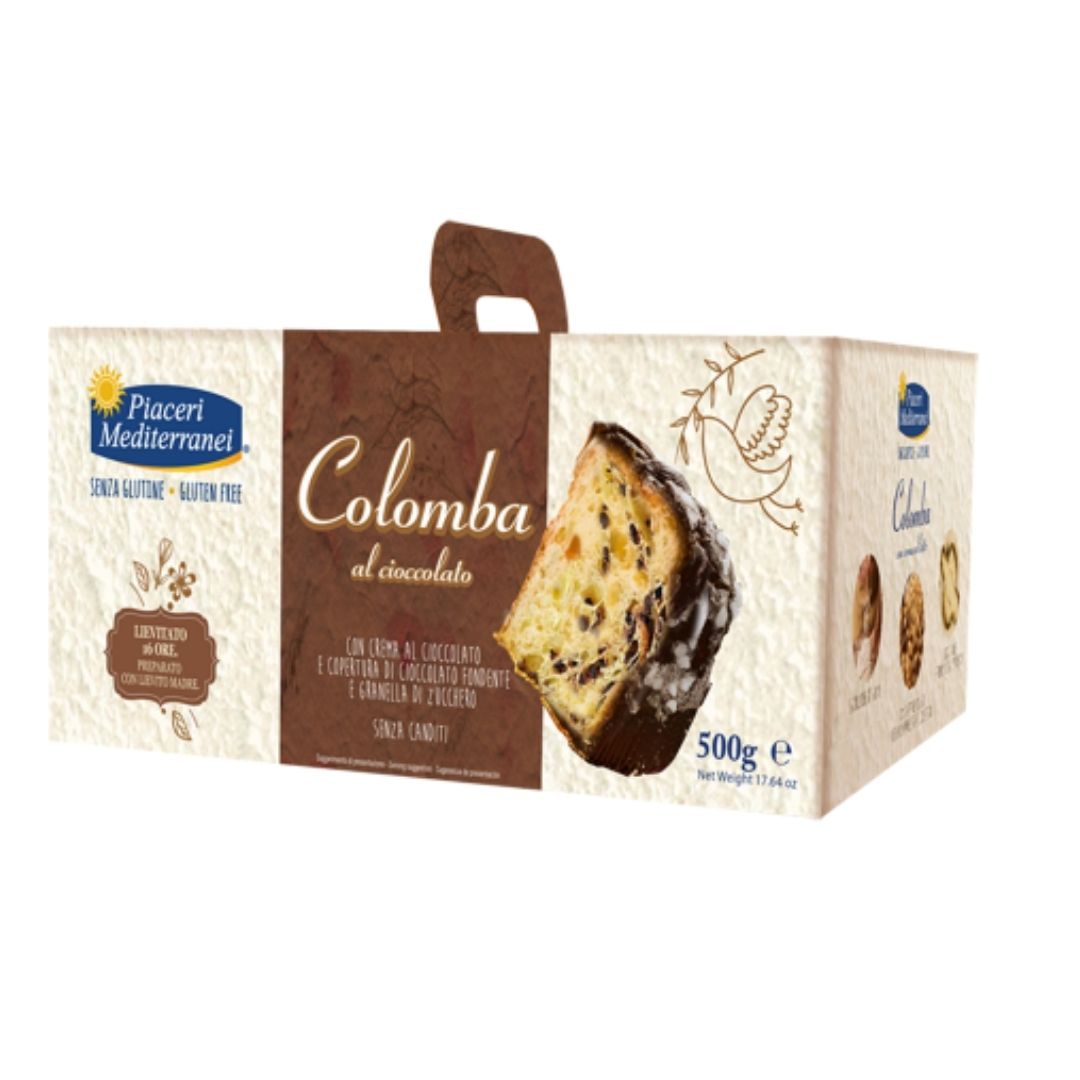Piaceri Mediterranei Colomba al Cioccolato Senza Glutine 500 g