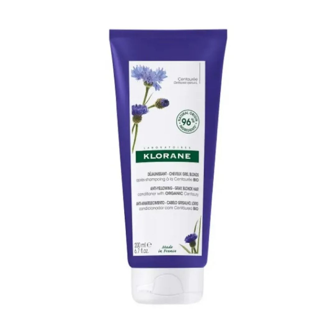 Klorane Balsamo Dopo Shampoo alla Centaurea Antingiallimento 200 ml