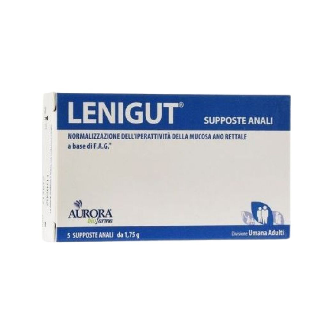 Lenigut Supposte Anali Normalizzazione iperattivit Mucosa Ano Rettale 5 Pezzi