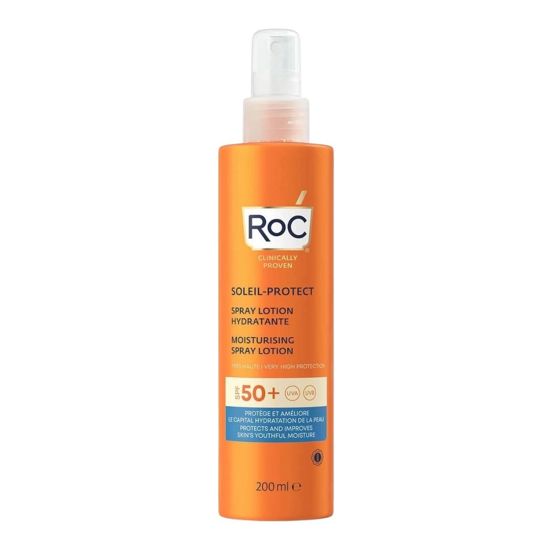 Roc Lozione Corpo Spray Solare Corpo Idratante SPF50+ 200 ml