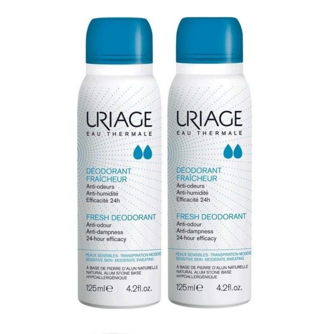 Uriage Deodorante Fraicheu Delicato e Ipoallergenico 2 x 125 ml