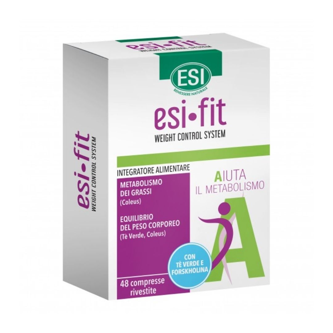 Esi Fit Aiuta Con The Verde Integratore per il Peso Corporeo 48 Compresse