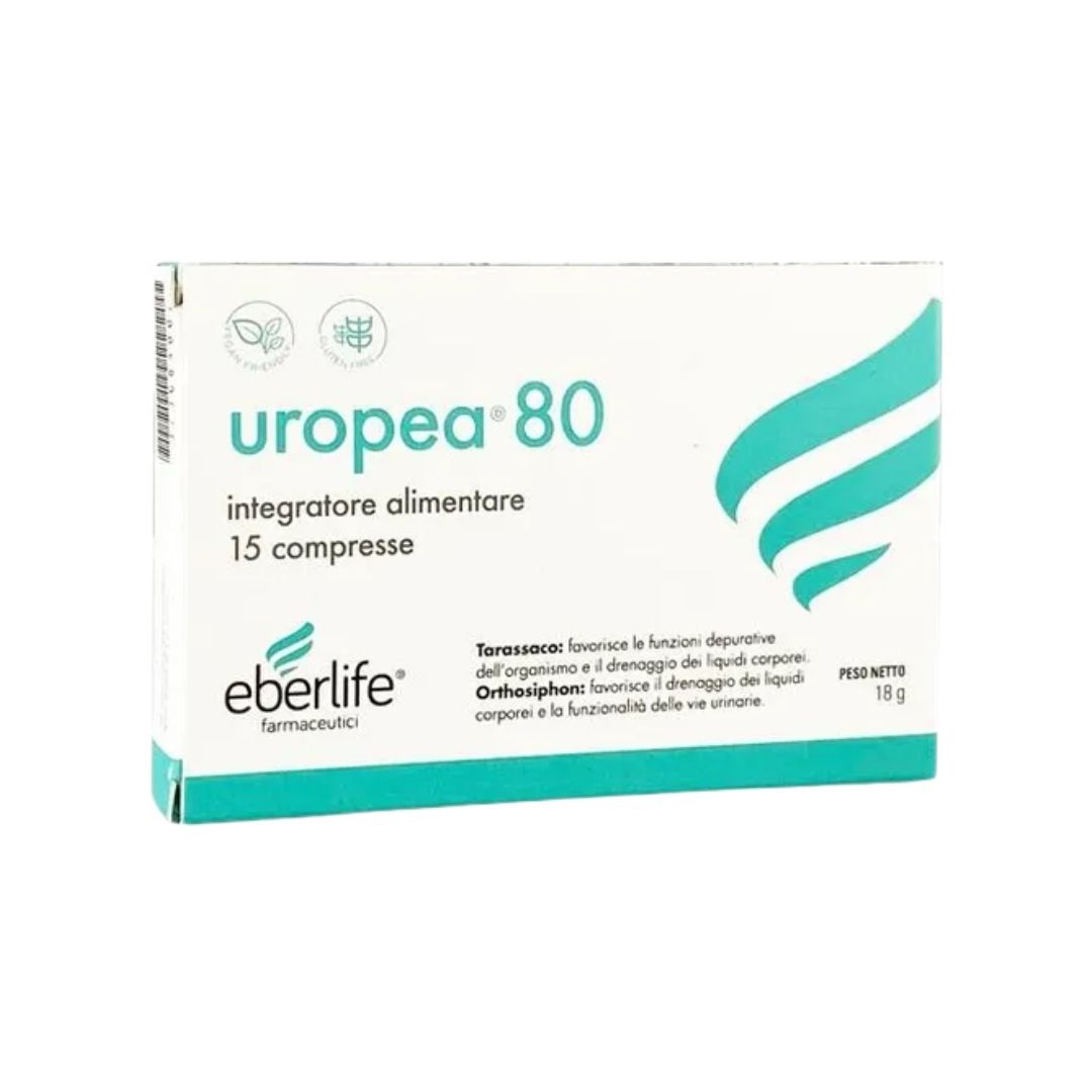 Uropea 80 integratore per il drenaggio dei liquidi 15 compresse