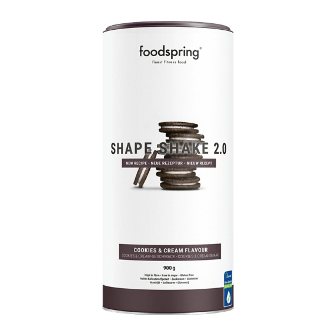 Foodspring Shape Shake 2,0 Gusto Biscotto-Crema Senza Glutine 900 g