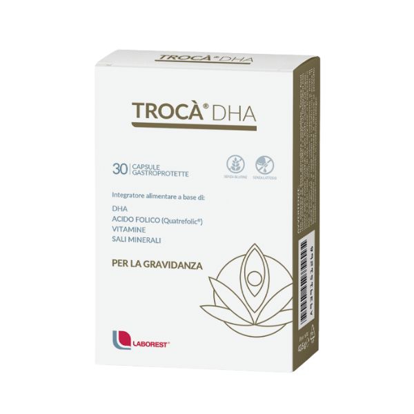 Troca' Dha Integratore Con Acido Folico Per La Donna In Gravidanza 30 Capsule