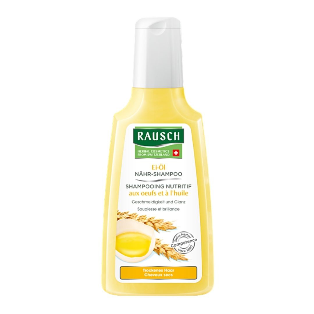 Rausch Shampoo Nutriente all' Uovo e Olio per Capelli Secchi e Sfibrati 200 ml