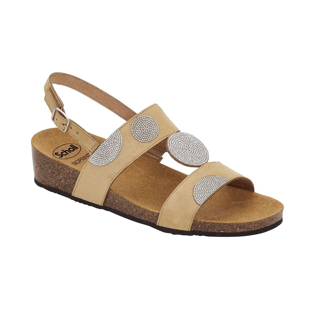 Dr. Scholl Dubai Sandalo Donna con Cinturino Regolabile Beige 36