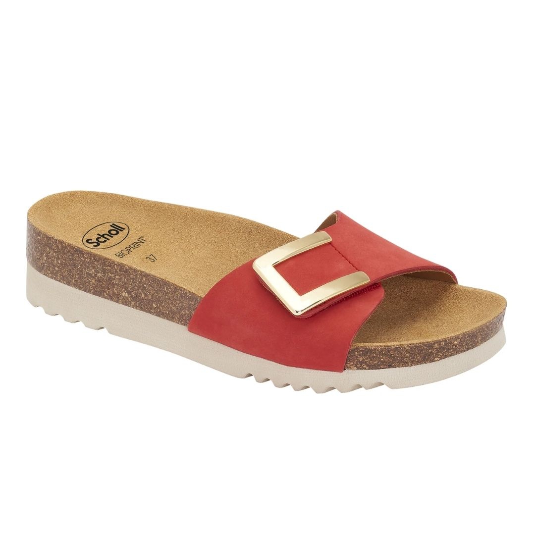 Dr.Scholl Monterey Ciabatta Donna con Maxi Fibbia Rossa 37
