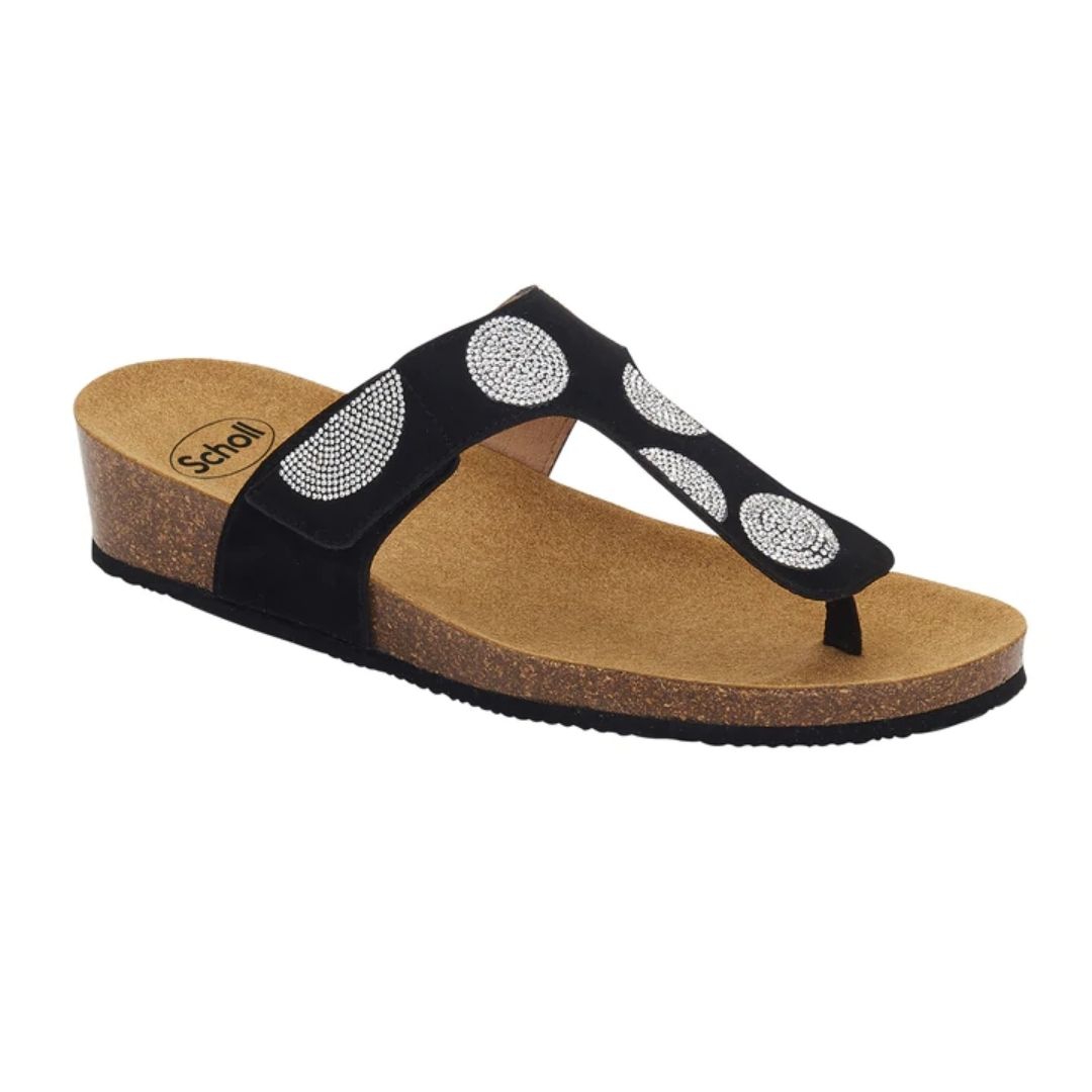 Dr. Scholl Dubai Sandalo Donna con Strass Nere 37
