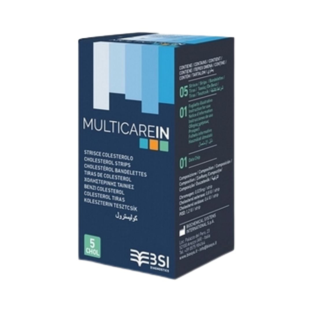 Multicare In Strisce per il Controllo del Colesterolo 5 strisce