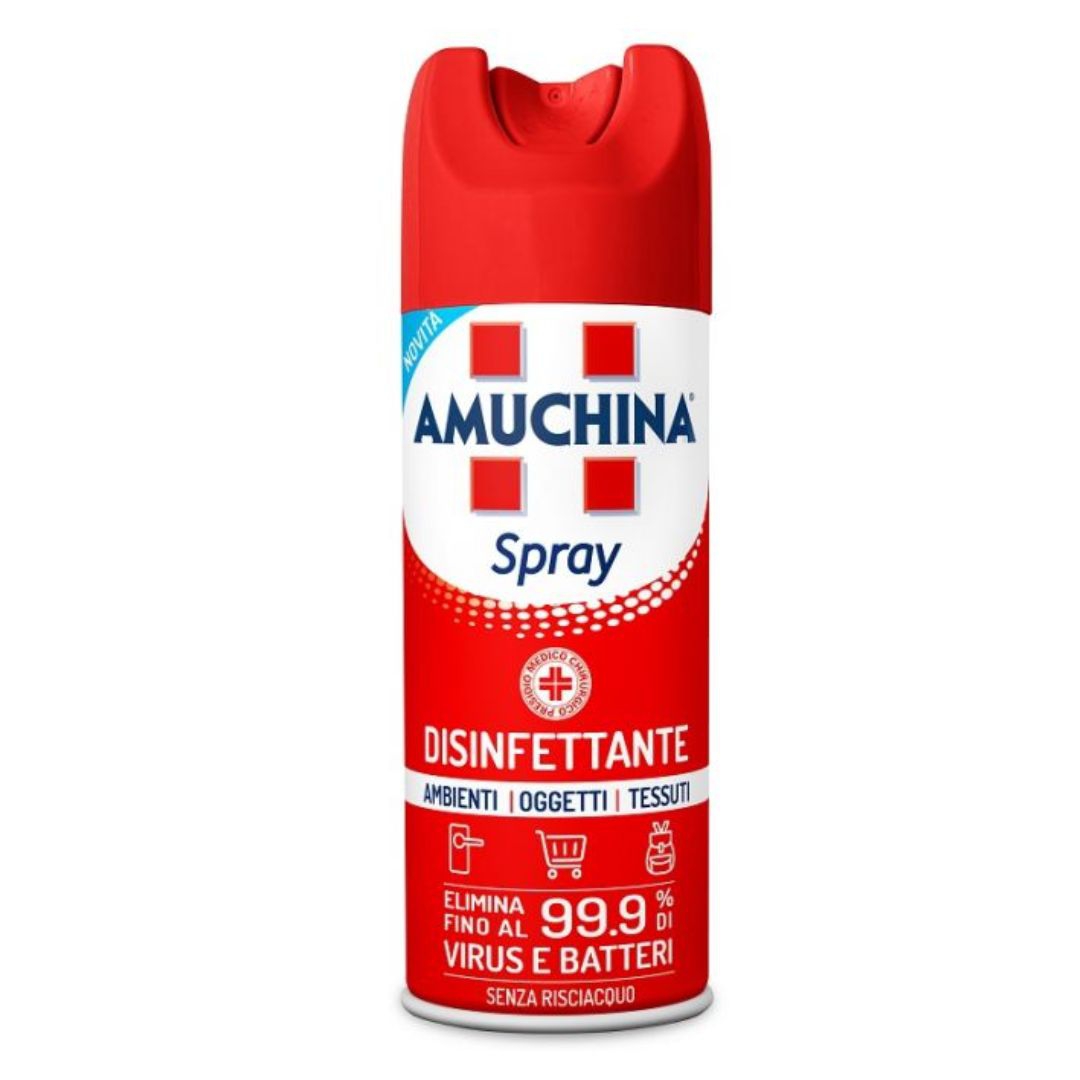 Amuchina Spray Disinfettante Ambienti Oggetti Tessuti 400 ml