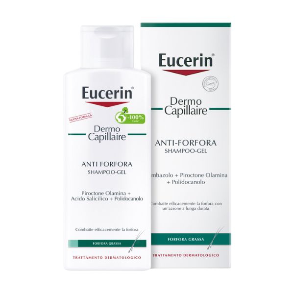 Eucerin Dermocapillaire Shampoo/Gel Antiforfora per Forfora Grassa 250 ml