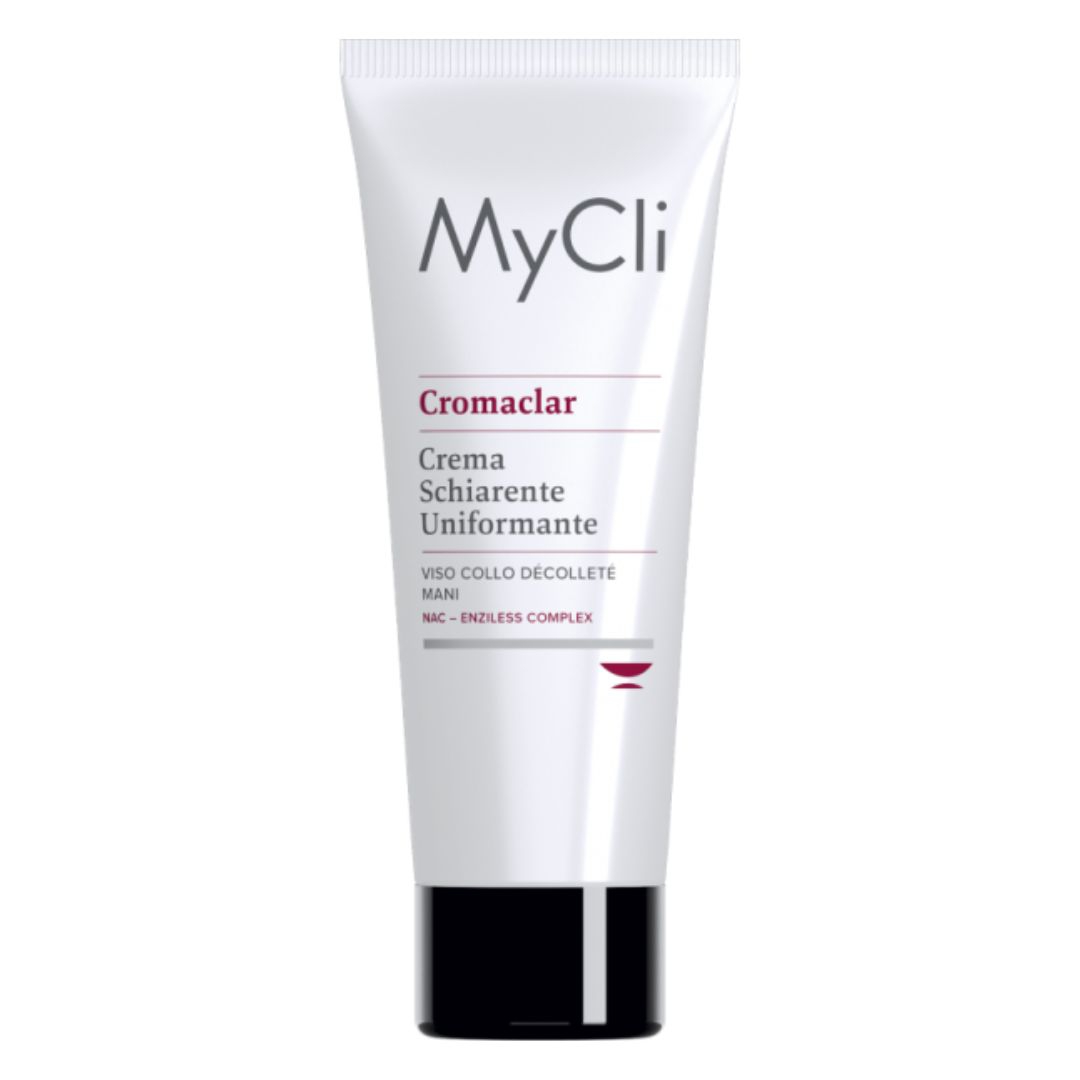 Mycli Cromacl Crema Schiarente e Uniformante Viso, Collo, Decollete, Mani 75 ml