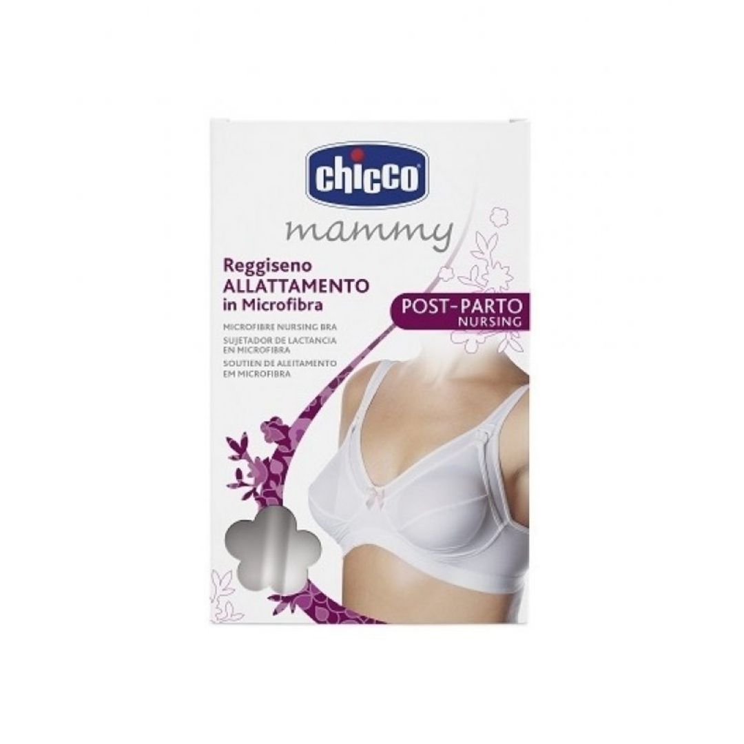 Chicco Mammy Reggiseno Microfibra per Allattamento White Taglia 5c