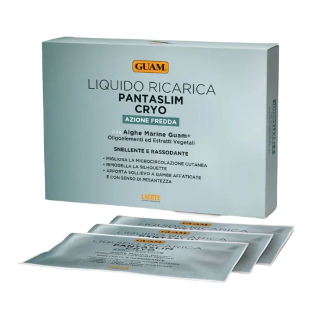 Guam Liquido Ricarica per Pantaslim Cryo Azione Fredda - 3 Pezzi da 100 ml