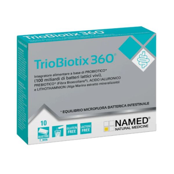 Triobiotix 360 Integratore Per L'Equilibrio della Microflora Batterica 10 Buste