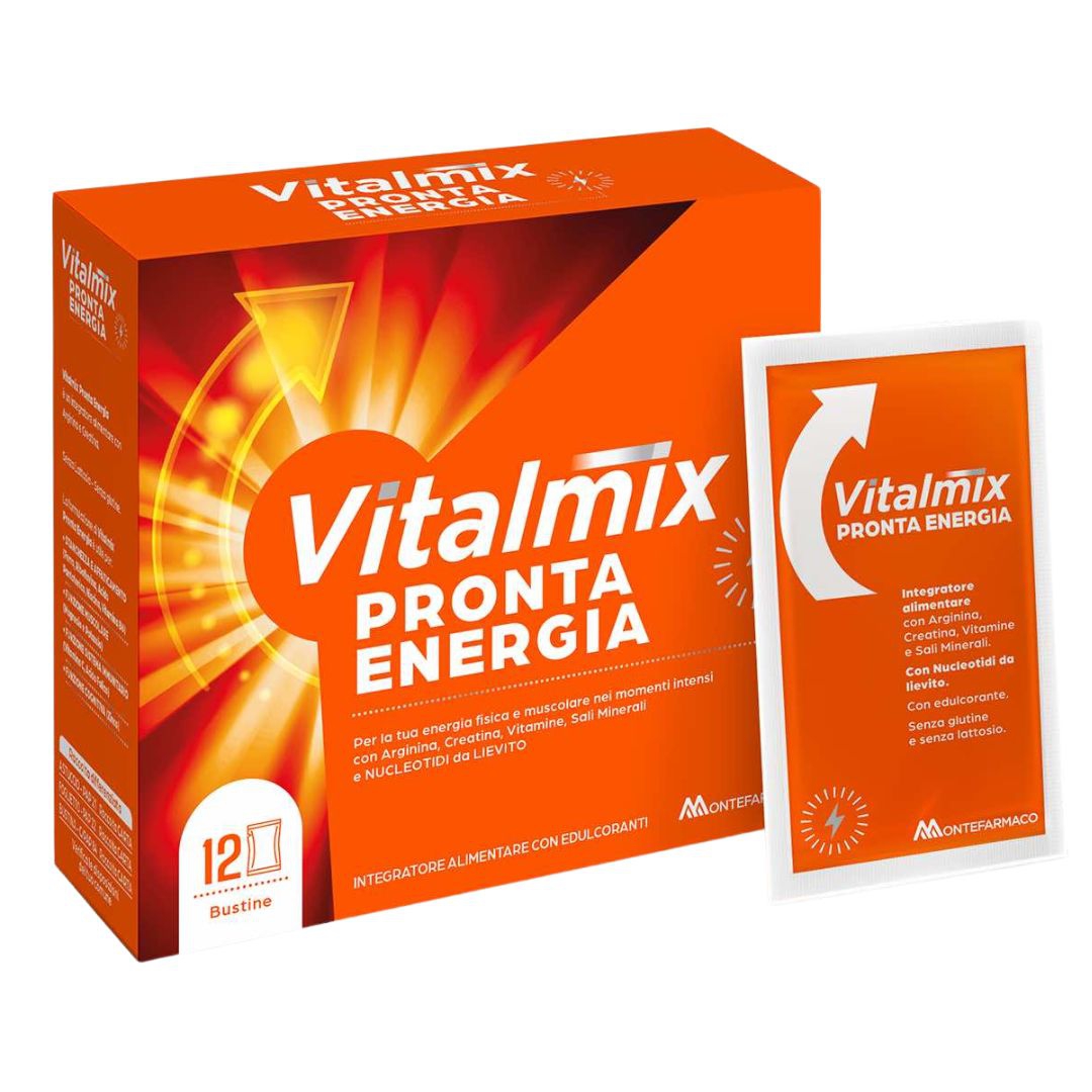 Vitalmix Energia + Integratore di Vitamine e Sali Minerali 12 Bustine