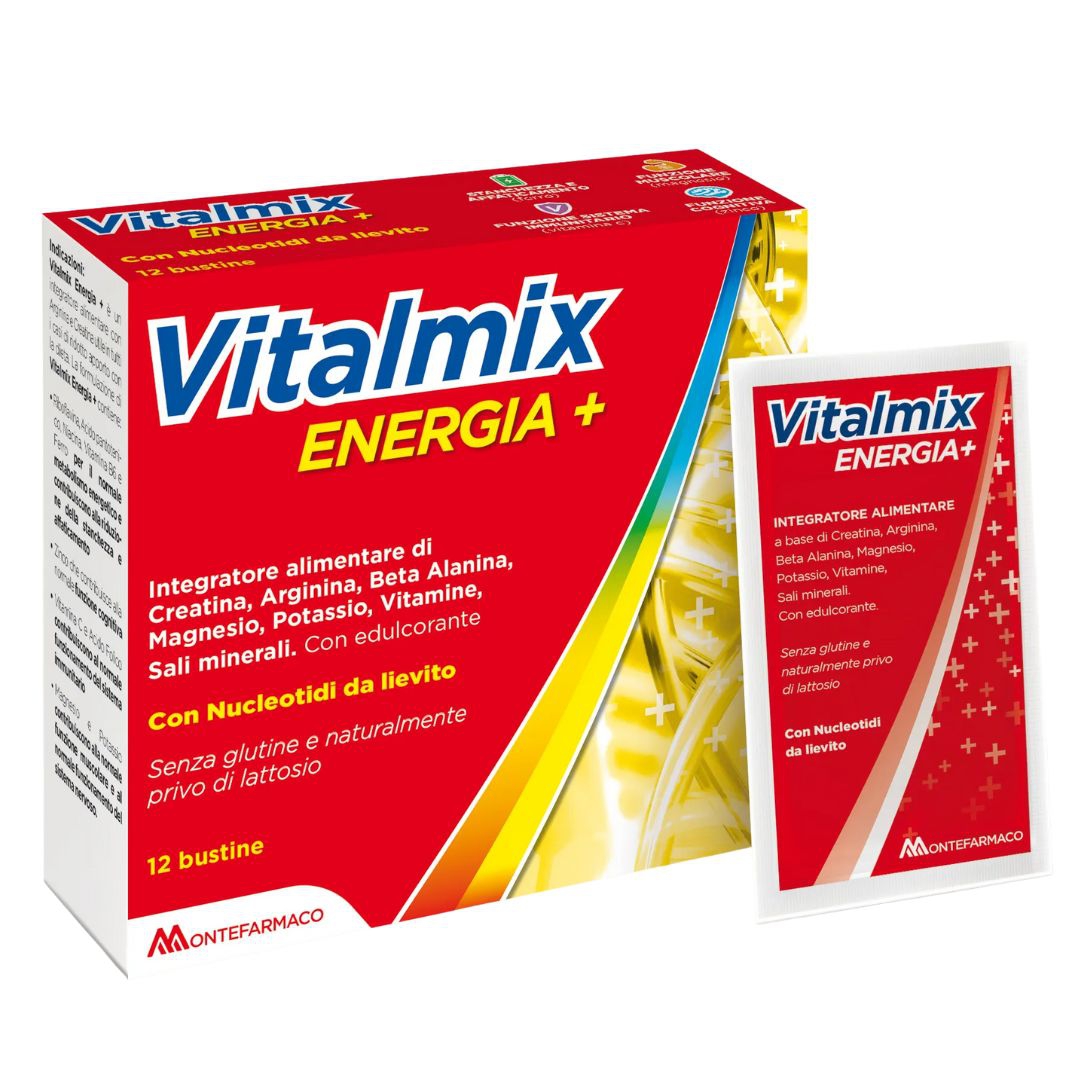 Vitalmix Energia + Integratore di Vitamine e Sali Minerali 12 Bustine