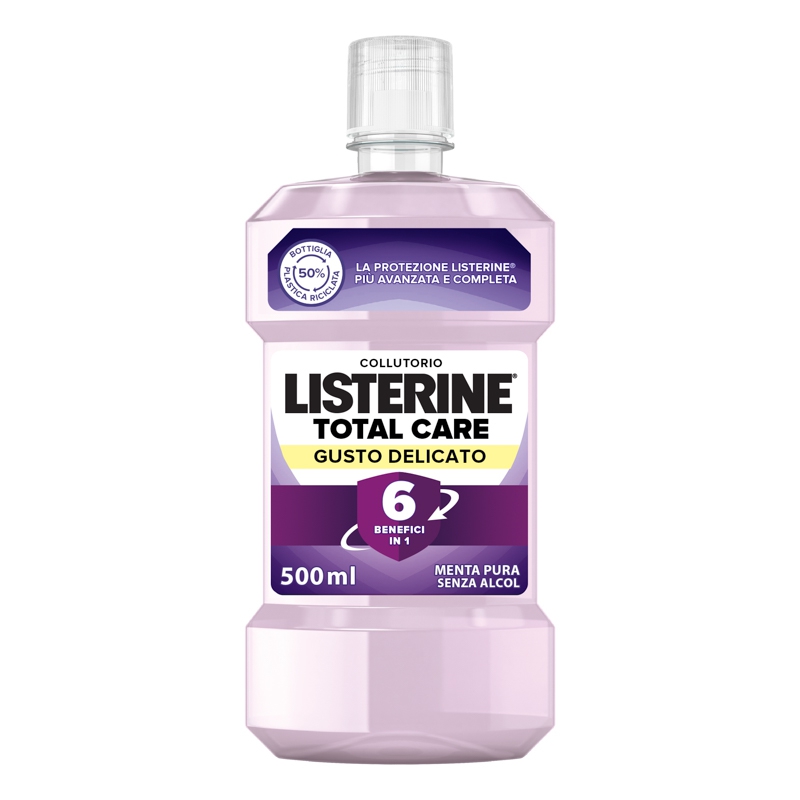 Listerine Total Care Gusto Delicato Collutorio 500 ml