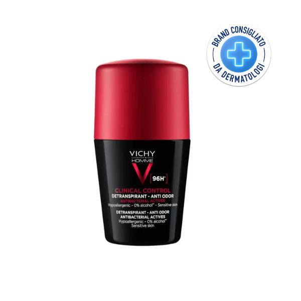 Vichy Homme Deodorante Clinical Control 96H Roll-On 50 ml
