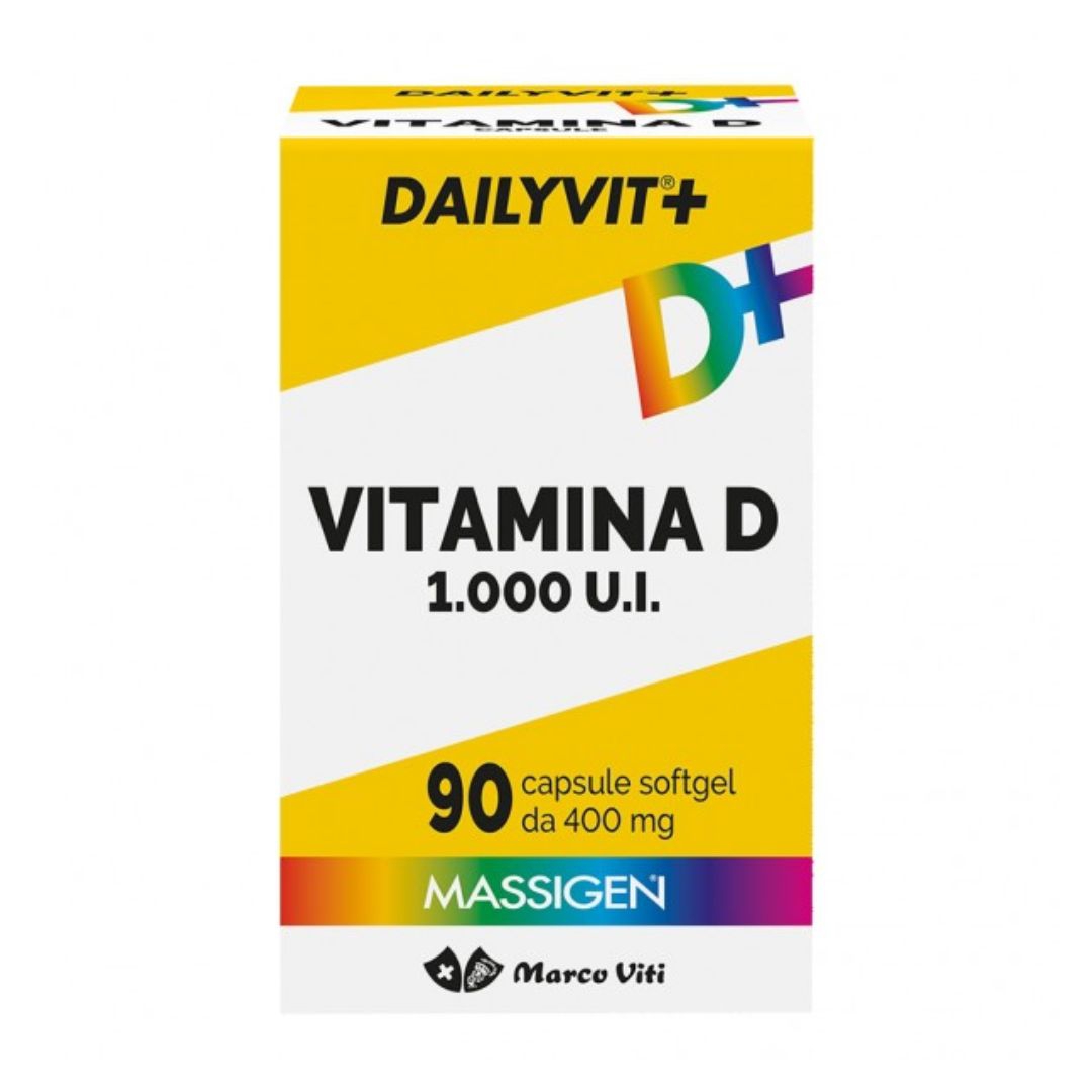 Marco Viti Dailyvit Vit D Integratore per il Sistema Immunitario 1000 Ui 36g