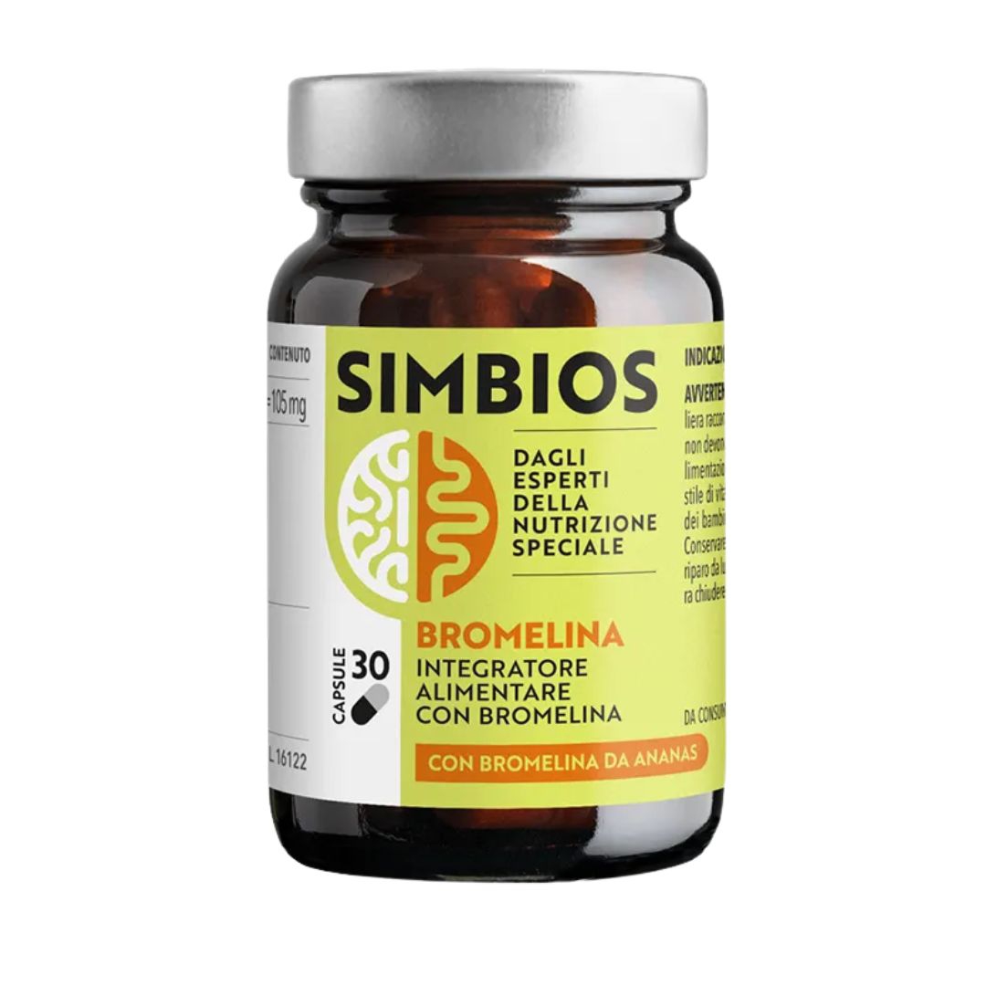 Dr.schar Simbios Bromelina Integratori per i Disturbi Gastrointestinali 30 Cps