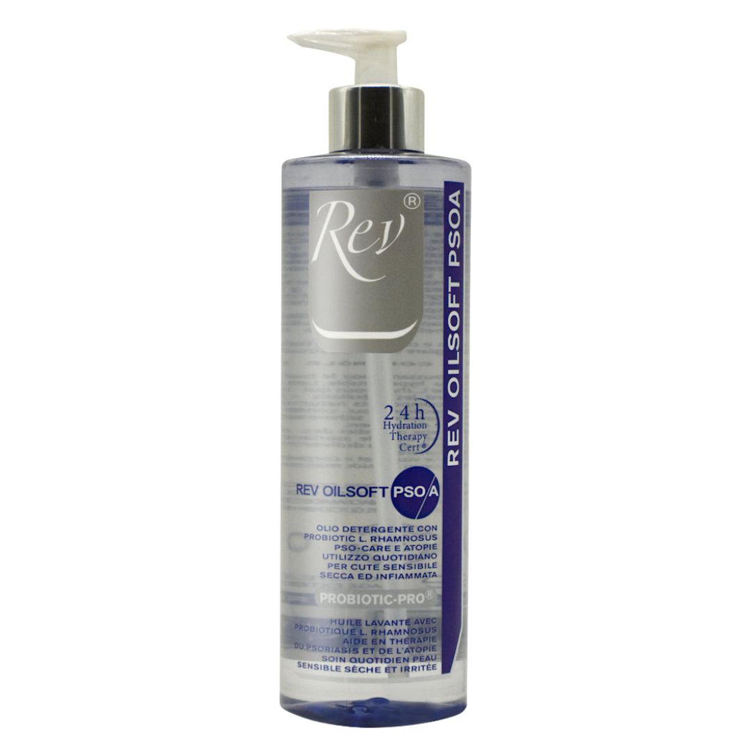Rev Pharmabio Oilsoft Psoa Olio Detergente Viso Corpo 500 ml