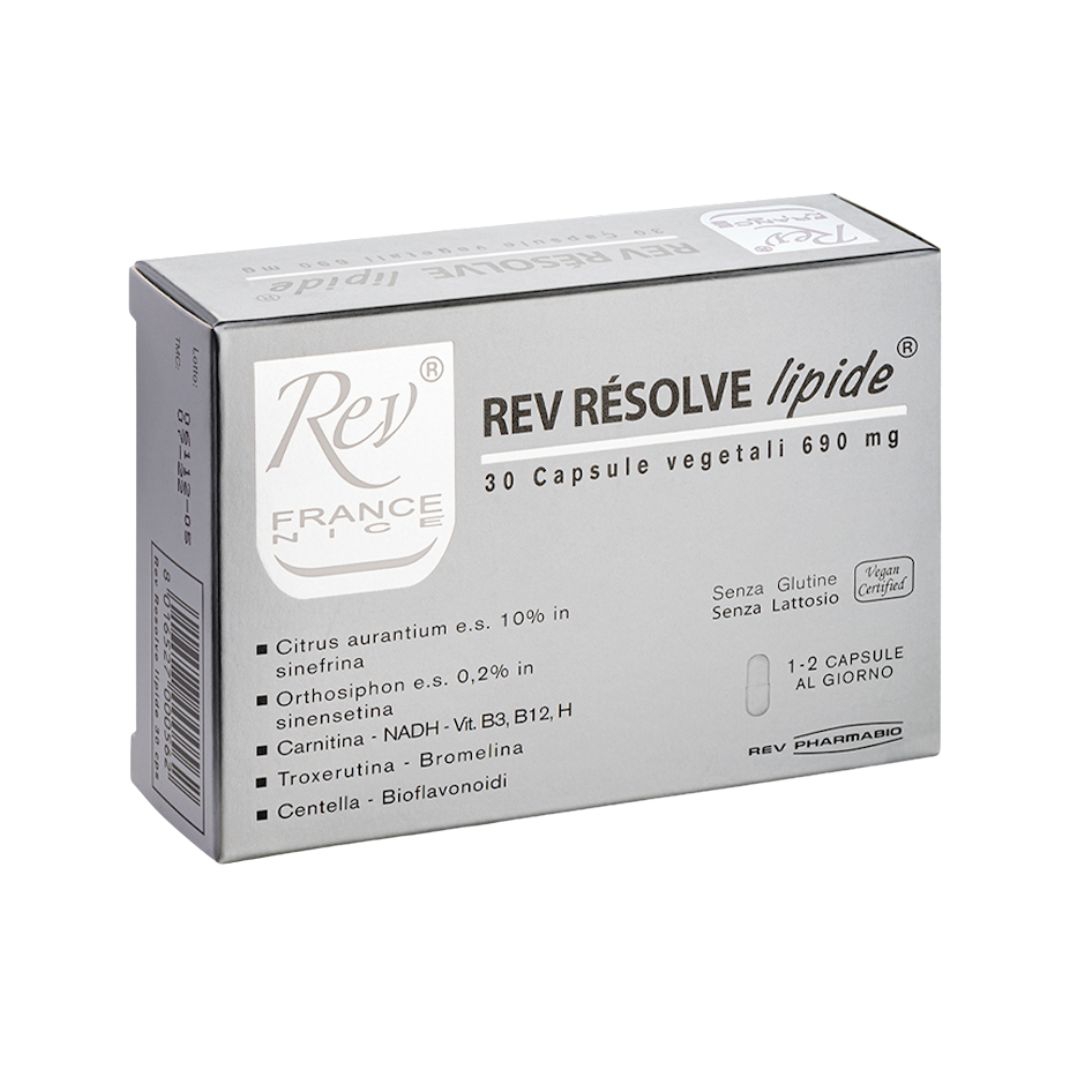 Rev Resolve Integratore per il Drenaggio e la Mobilizzazione Lipidica 30 Capsule