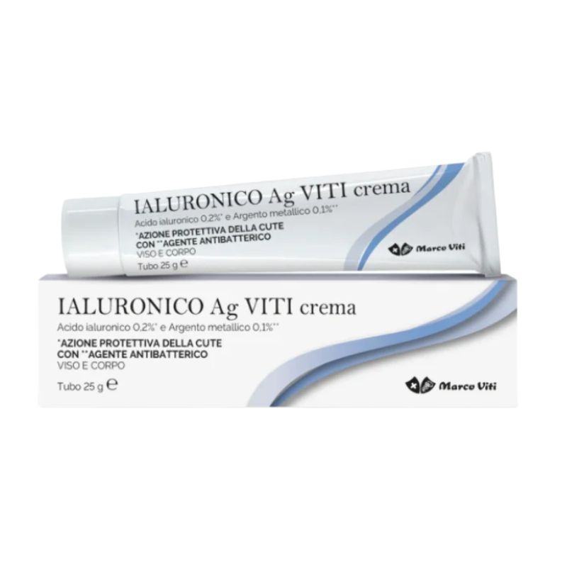 Ialuronico Ag Viti Crema Riparatrice Viso Corpo 25 g