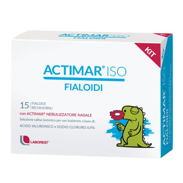 Actimar Iso Kit Soluzione Salina Isotonica 15 Fialodi Con Nebulizzatore Nasale