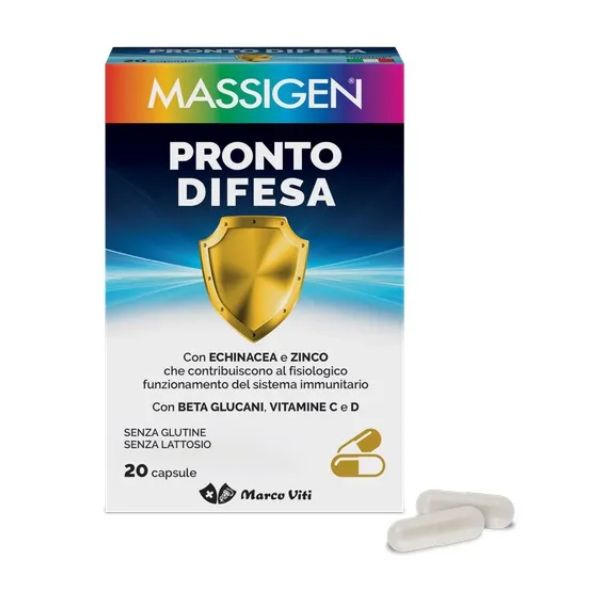 Massigen Pronto Difesa Integratore per il Sistema Immunitario 20cps