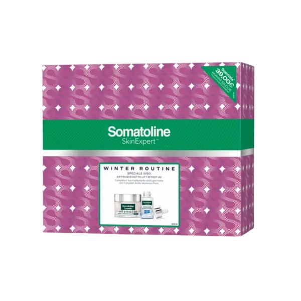 Somatoline Cofanetto Winter Routine Crema Notte 50 ml + Booster Antirughe 10 ml