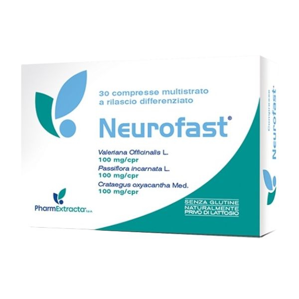 Neurofast Integratore che Favorisce il Rilassamento 30 Compresse da 30g