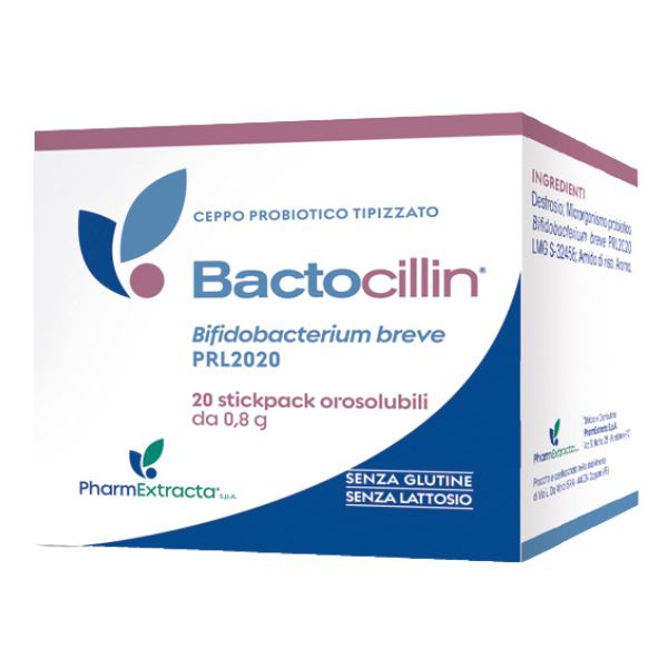 Bactocillin Integratore per L'Equilibrio della Flora Batterica Intestinale 20Stk