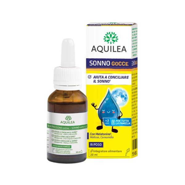 Aquilea Sonno Gocce Integratore Per Il Sonno Con Melatonina E Camomilla 20 ml