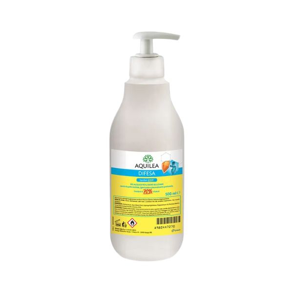 Aquilea Difesa Sanigel Gel Igienizzante Mani Limone 70% Alcol 500 ml