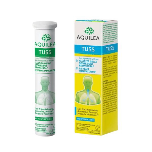 Aquilea Tuss Integratore Per Vie Respiratorie E Difese Immunitarie 15 Compresse